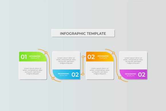 Mastering 4 Step Business Infographic Timeline