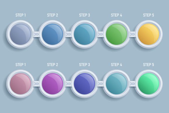 Mastering the 5 Steps Infographic Circles Signs 3D for Enhanced Workflow