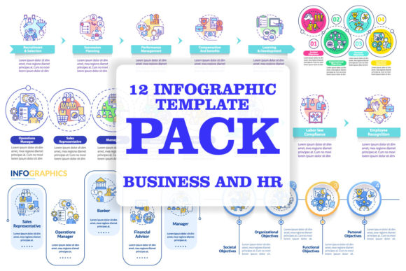 Skills for Management Infographic Set