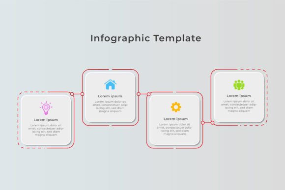 Strategic Use of the Four Step Infographic Timeline for Enhanced Planning and Communication