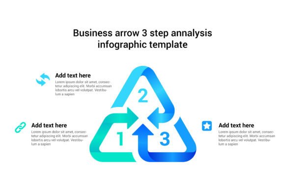 Streamline Your Process with Arrow 3 Step Infographic