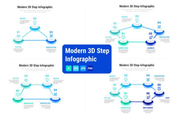 Understanding Modern 3D Step Infographics: A Comprehensive Guide
