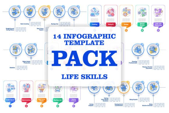 Unlocking Potential with the Life Skills Infographic Template Bundle